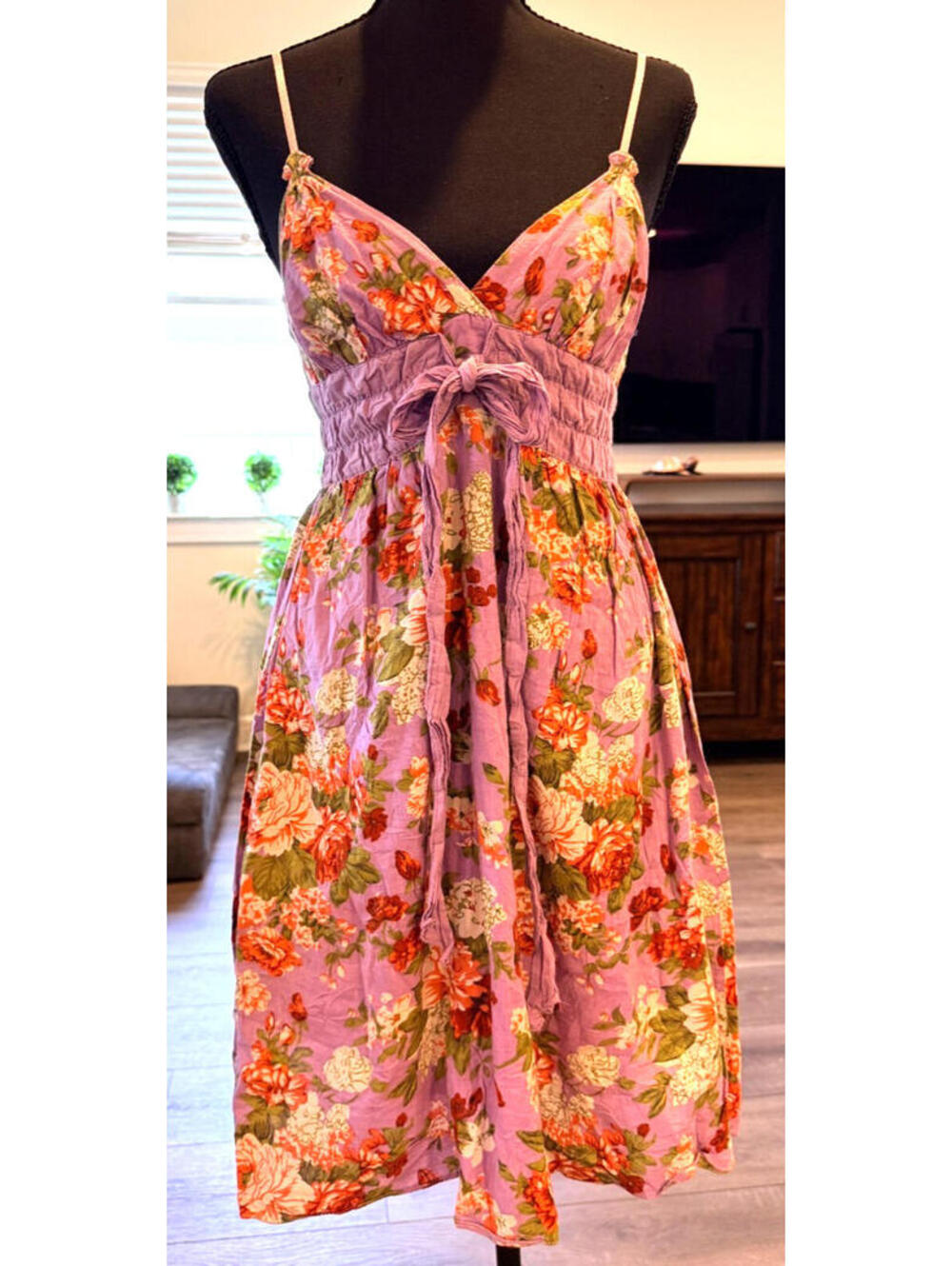 Max Studio - Lavender Floral Sundress, Size XS